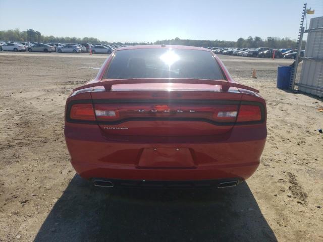 2C3CDXHG6EH162377 - 2014 DODGE CHARGER SXT RED photo 6