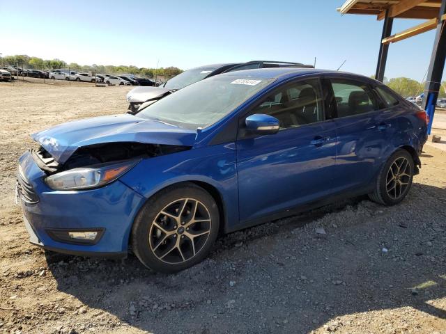 1FADP3F21JL211057 - 2018 FORD FOCUS SE BLUE photo 1