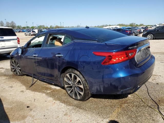 1N4AA6AP4GC380457 - 2016 NISSAN MAXIMA 3.5S BLUE photo 2