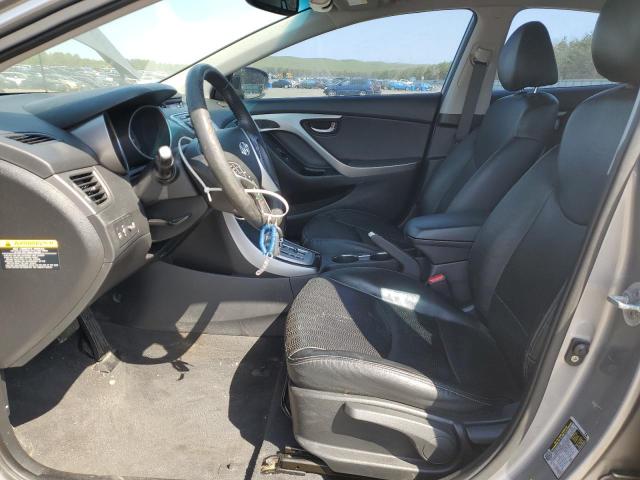 KMHDH4AE5CU308043 - 2012 HYUNDAI ELANTRA GLS GRAY photo 7