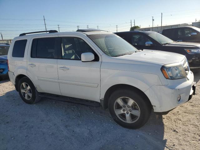 5FNYF38529B018274 - 2009 HONDA PILOT EXL WHITE photo 4