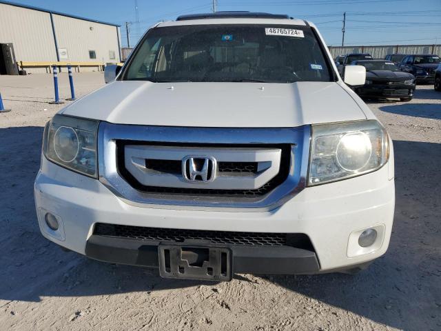 5FNYF38529B018274 - 2009 HONDA PILOT EXL WHITE photo 5