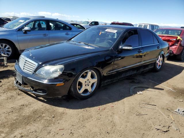 WDBNG75J75A443483 - 2005 MERCEDES-BENZ S 500 BLACK photo 1