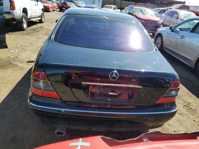 WDBNG75J75A443483 - 2005 MERCEDES-BENZ S 500 BLACK photo 6