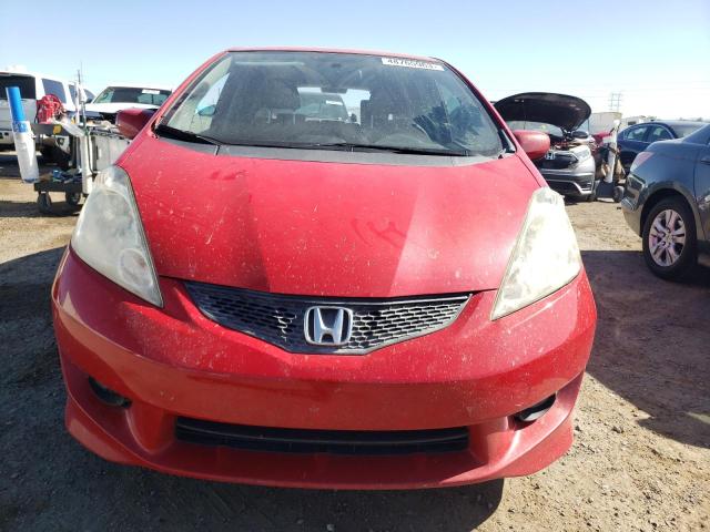 JHMGE8H53BS003446 - 2011 HONDA FIT SPORT RED photo 5