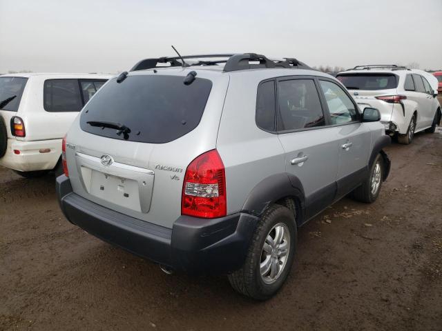 KM8JN12D88U804428 - 2008 HYUNDAI TUCSON SE SILVER photo 3