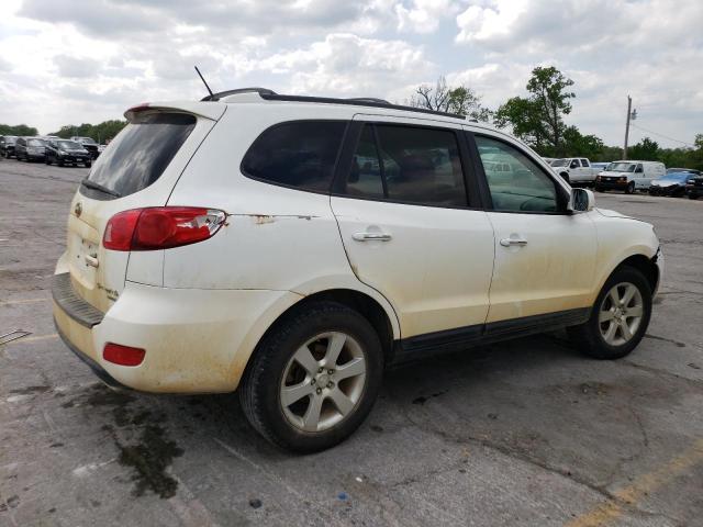 5NMSH13EX7H002069 - 2007 HYUNDAI SANTA FE SE WHITE photo 3