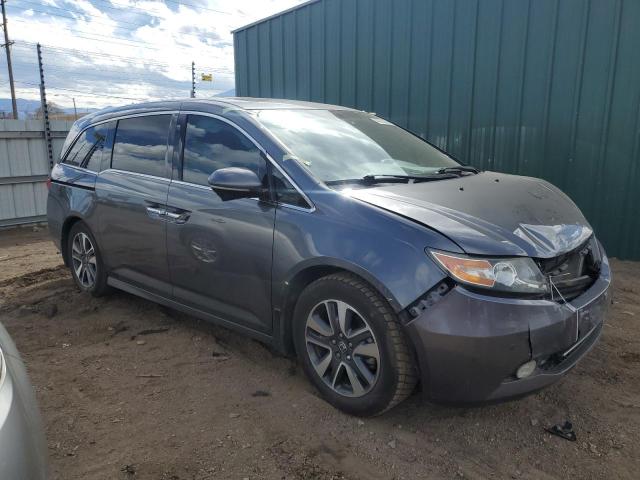 5FNRL5H95EB135854 - 2014 HONDA ODYSSEY TOURING GRAY photo 4