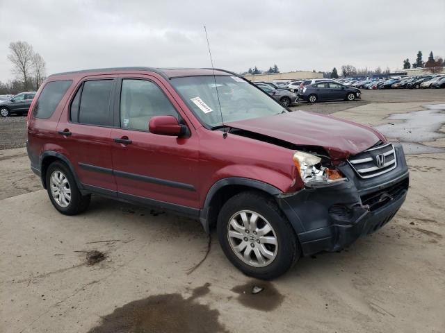 JHLRD788X5C057314 - 2005 HONDA CR-V EX RED photo 4