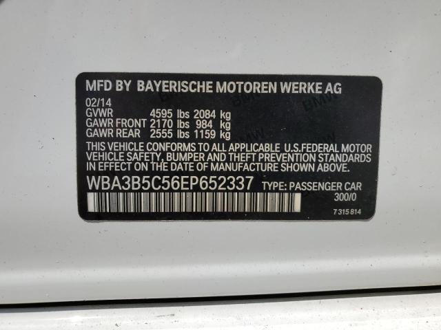 WBA3B5C56EP652337 - 2014 BMW 328 XI SULEV WHITE photo 13