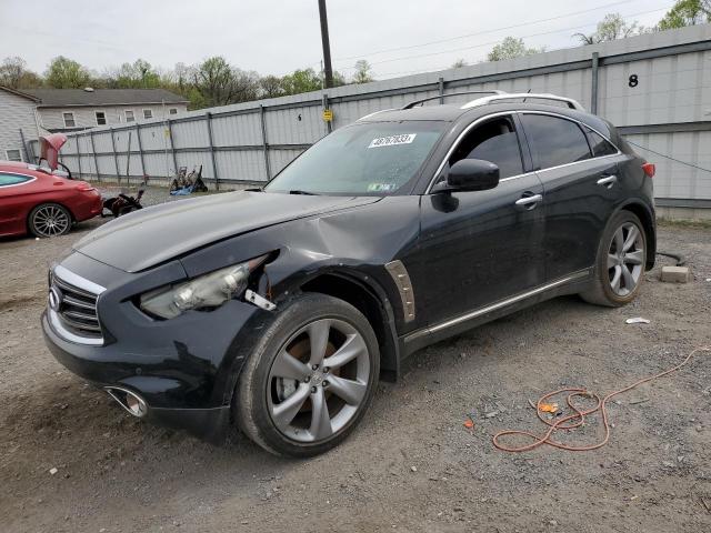 JN8BS1MW5DM100072 - 2013 INFINITI FX50 BLACK photo 1