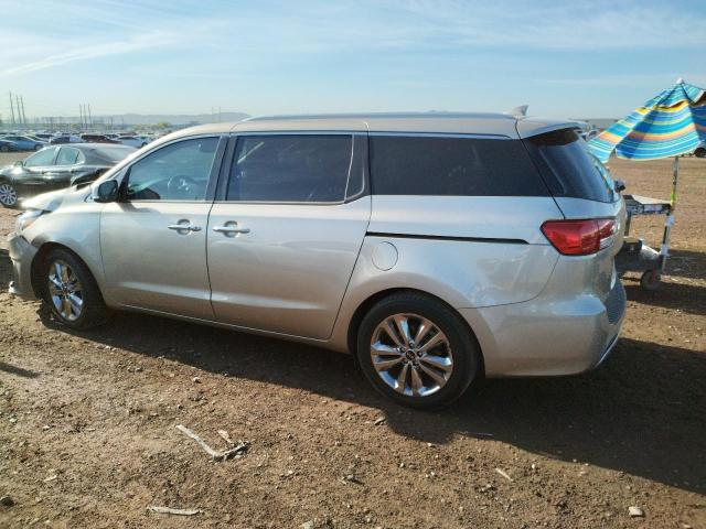 KNDME5C15F6033733 - 2015 KIA SEDONA SXL GOLD photo 2