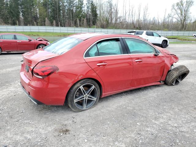 WDD3G4FB5KW021022 - 2019 MERCEDES-BENZ A 220 4MATIC RED photo 3