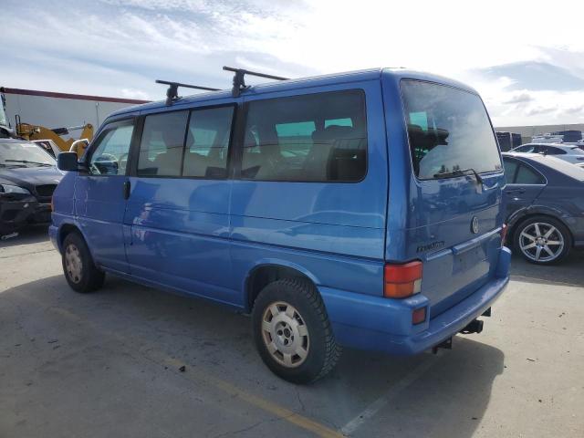 WV2MH4702YH034060 - 2000 VOLKSWAGEN EUROVAN MV BLUE photo 2