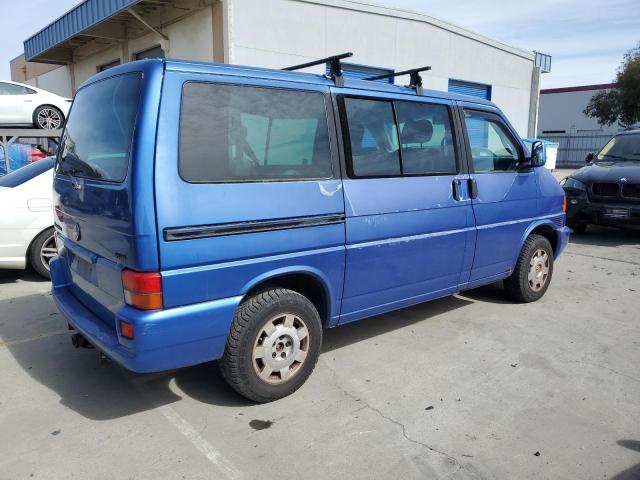 WV2MH4702YH034060 - 2000 VOLKSWAGEN EUROVAN MV BLUE photo 3