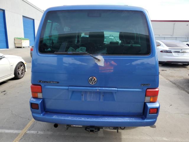 WV2MH4702YH034060 - 2000 VOLKSWAGEN EUROVAN MV BLUE photo 6