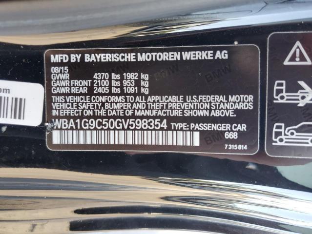 WBA1G9C50GV598354 - 2016 BMW 228 XI SULEV BLACK photo 12