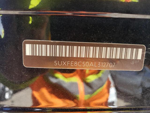 5UXFE8C50AL312707 - 2010 BMW X5 XDRIVE48I BLACK photo 13