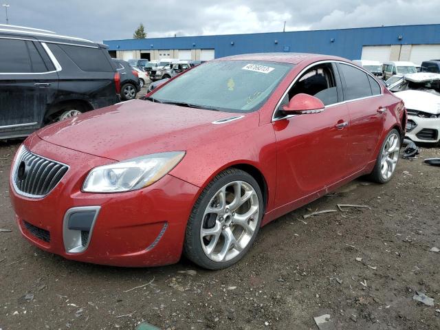 2G4GV5GV6D9170787 - 2013 BUICK REGAL GS Қызыл фото 1