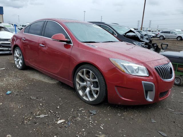 2G4GV5GV6D9170787 - 2013 BUICK REGAL GS Қызыл фото 4