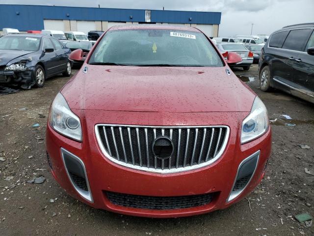 2G4GV5GV6D9170787 - 2013 BUICK REGAL GS Қызыл фото 5