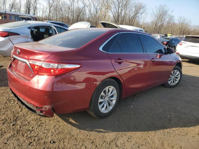 4T1BF1FK5GU607452 - 2016 TOYOTA CAMRY LE RED photo 3