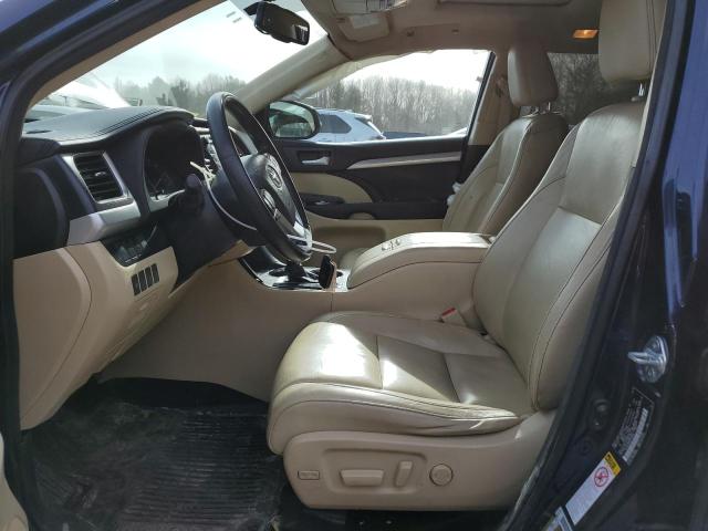 5TDJKRFH0FS180313 - 2015 TOYOTA HIGHLANDER XLE 蓝色 照片 7