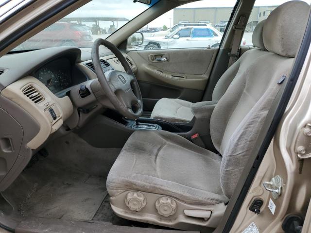 1HGCG56441A106576 - 2001 HONDA ACCORD LX BEIGE photo 7