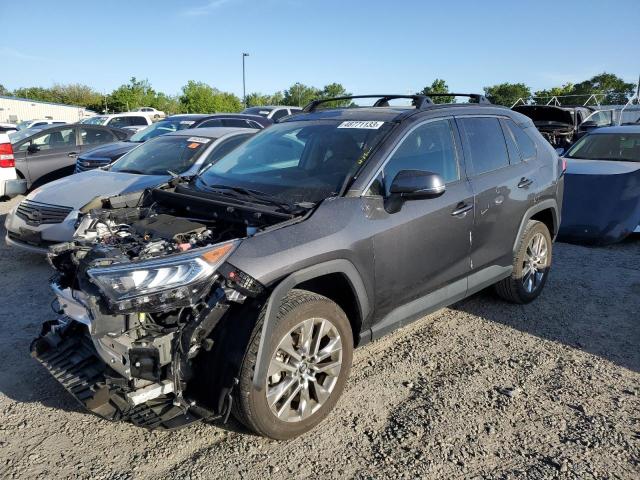 2T3C1RFV9KW016553 - 2019 TOYOTA RAV4 XLE PREMIUM GRAY photo 1