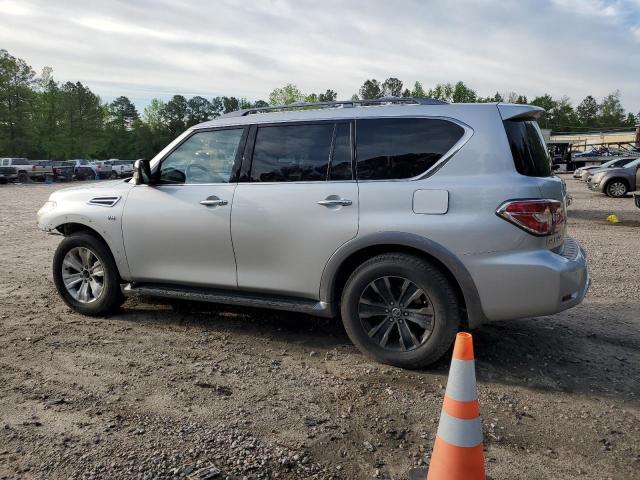 JN8AY2NE7J9730454 - 2018 NISSAN ARMADA PLATINUM SILVER photo 2