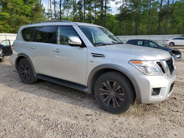 JN8AY2NE7J9730454 - 2018 NISSAN ARMADA PLATINUM SILVER photo 4