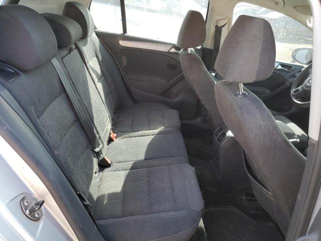 WVWDB7AJ1CW196852 - 2012 VOLKSWAGEN GOLF SILVER photo 10