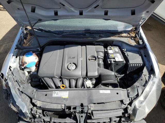 WVWDB7AJ1CW196852 - 2012 VOLKSWAGEN GOLF SILVER photo 11