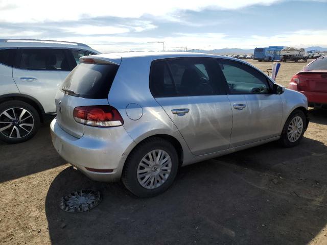 WVWDB7AJ1CW196852 - 2012 VOLKSWAGEN GOLF SILVER photo 3