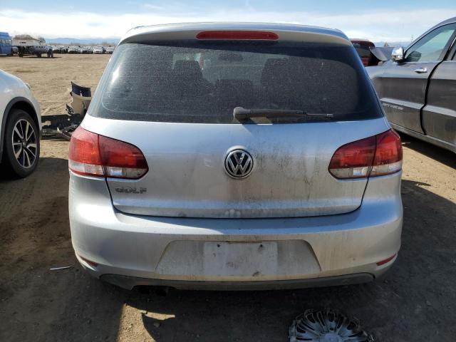 WVWDB7AJ1CW196852 - 2012 VOLKSWAGEN GOLF SILVER photo 6