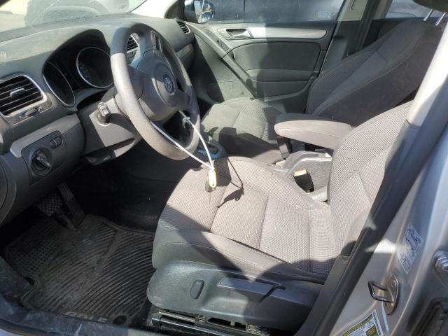 WVWDB7AJ1CW196852 - 2012 VOLKSWAGEN GOLF SILVER photo 7