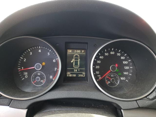 WVWDB7AJ1CW196852 - 2012 VOLKSWAGEN GOLF SILVER photo 9