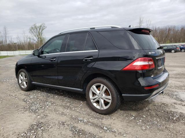 4JGDA5HB3FA494788 - 2015 MERCEDES-BENZ ML 350 4MATIC BLACK photo 2