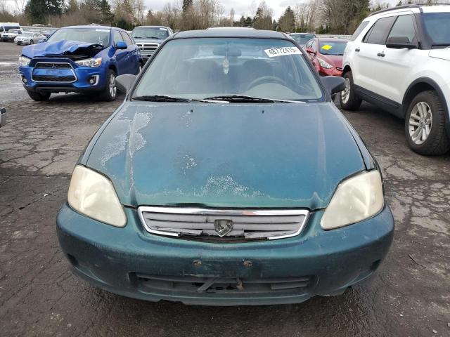 2HGEJ6611XH584129 - 1999 HONDA CIVIC BASE GREEN photo 5