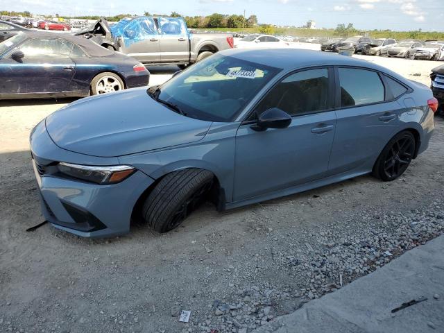 2HGFE2F54NH543799 - 2022 HONDA CIVIC SPORT 青绿色 照片 1