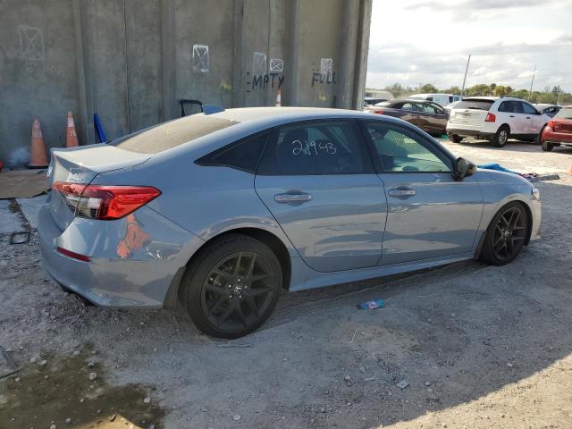 2HGFE2F54NH543799 - 2022 HONDA CIVIC SPORT 青绿色 照片 3