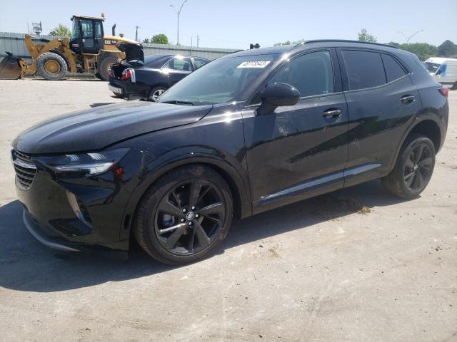 LRBAZLR42ND067442 - 2022 BUICK ENVISION PREFERRED BLACK photo 1