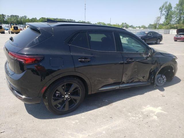 LRBAZLR42ND067442 - 2022 BUICK ENVISION PREFERRED BLACK photo 3