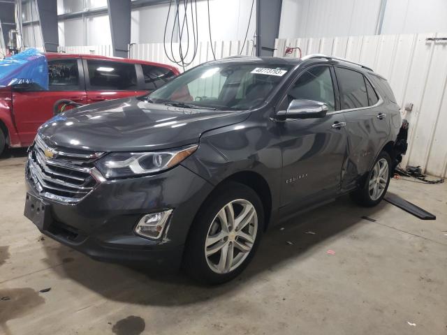 2GNAXVEV2J6102160 - 2018 CHEVROLET EQUINOX PREMIER GRAY photo 1