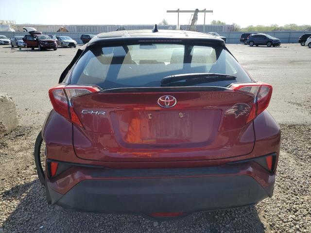 NMTKHMBX3JR031856 - 2018 TOYOTA C-HR XLE BURGUNDY photo 6