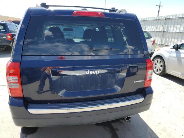 1C4NJPCB5ED643257 - 2014 JEEP PATRIOT LIMITED BLUE photo 6