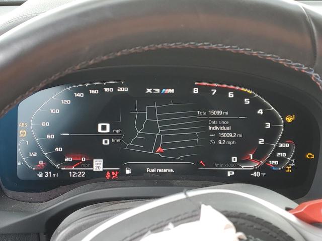 5YMTS0C05M9F18183 - 2021 BMW X3 M COMPETITION BLACK photo 9