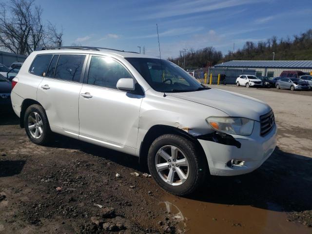 JTEES41AX92149334 - 2009 TOYOTA HIGHLANDER WHITE photo 4