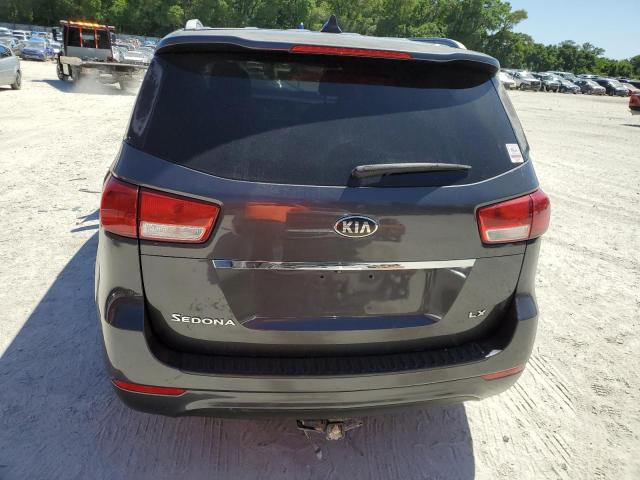 KNDMB5C10F6067295 - 2015 KIA SEDONA LX CHARCOAL photo 6