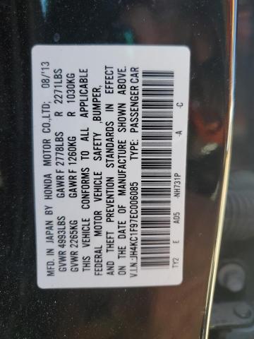 JH4KC1F97EC006085 - 2014 ACURA RLX ADVANCE BLACK photo 12